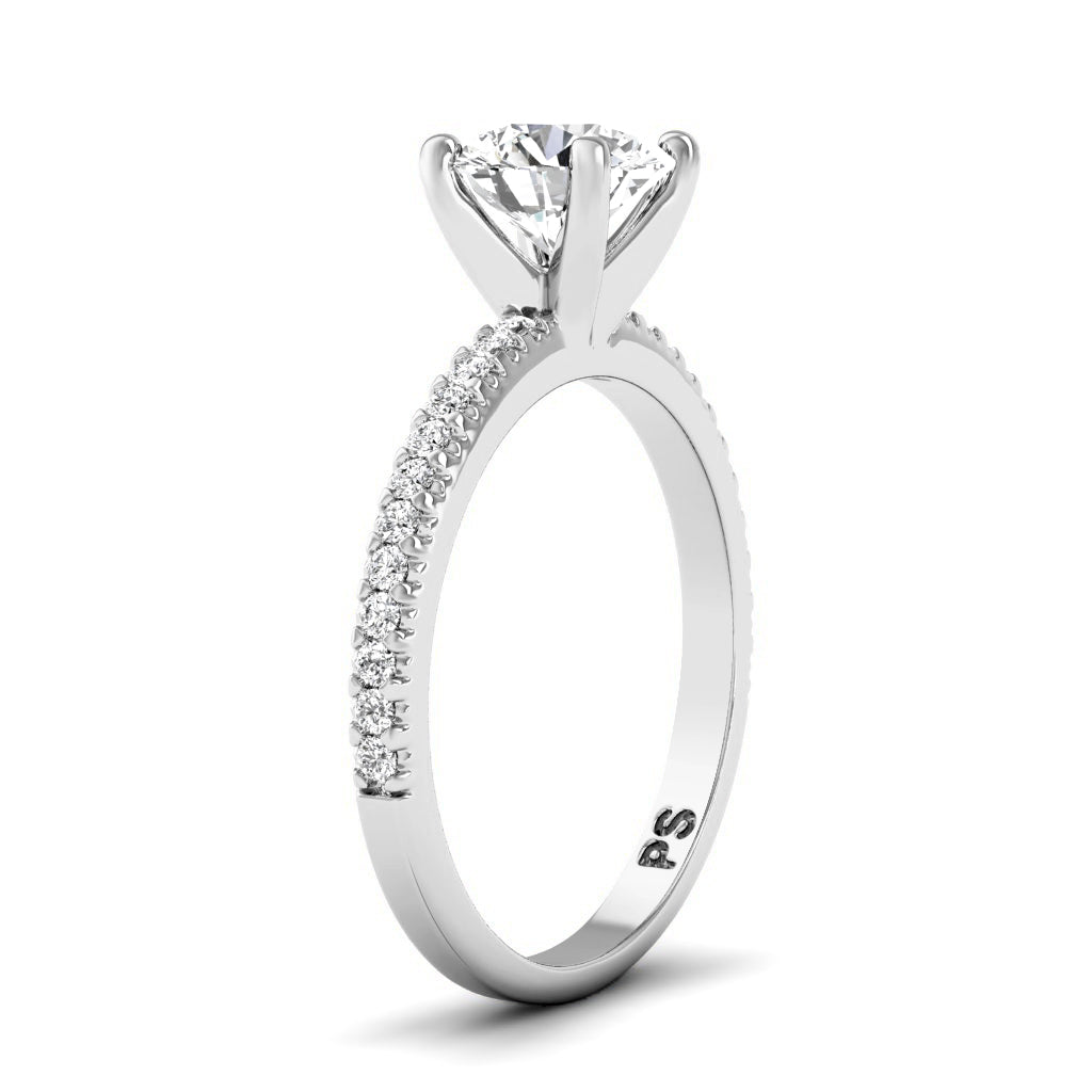 0.55-1.70 CT Round Cut Diamonds - Engagement Ring