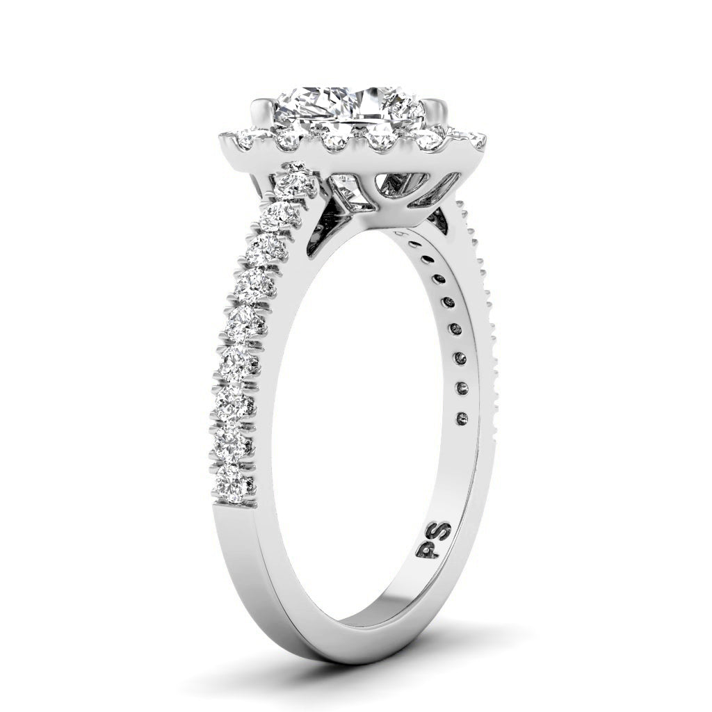 0.80-1.95 CT Round &amp; Heart Cut Diamonds - Engagement Ring