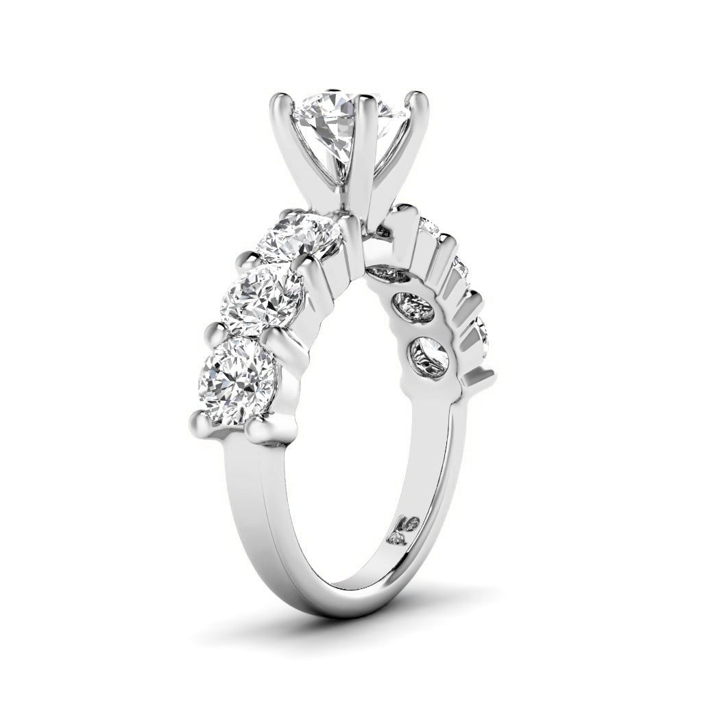 1.85-3.00 CT Round Cut Natural Diamonds - Engagement Ring