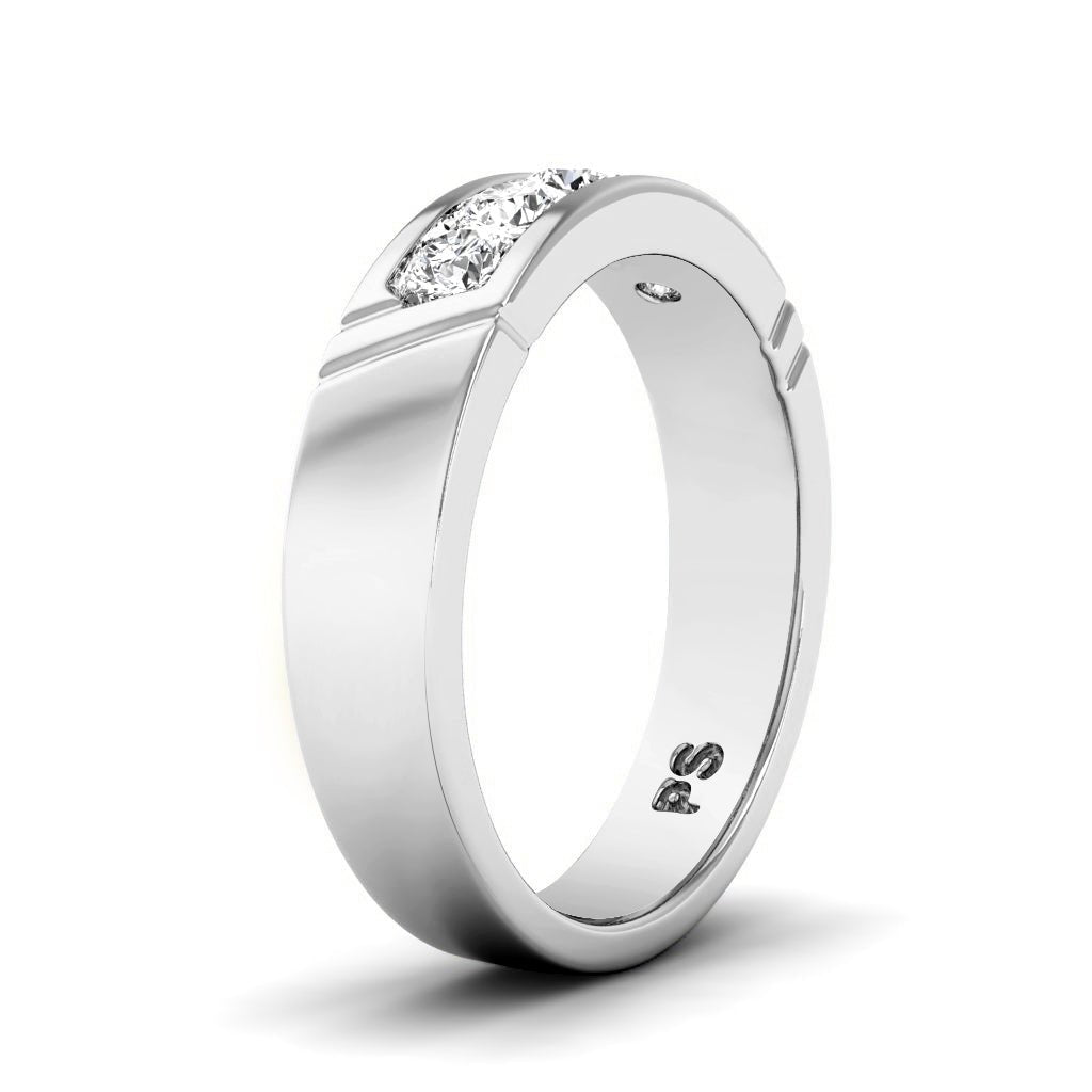 0.35 CT Round Cut Natural Diamonds - Wedding Band - Primestyle.com