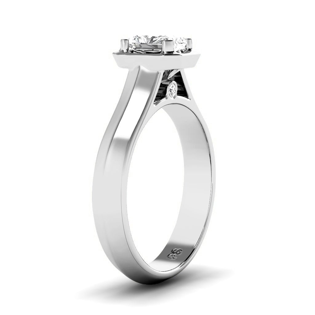 0.52-6.02 CT Radiant & Round Cut Diamonds - Engagement Ring