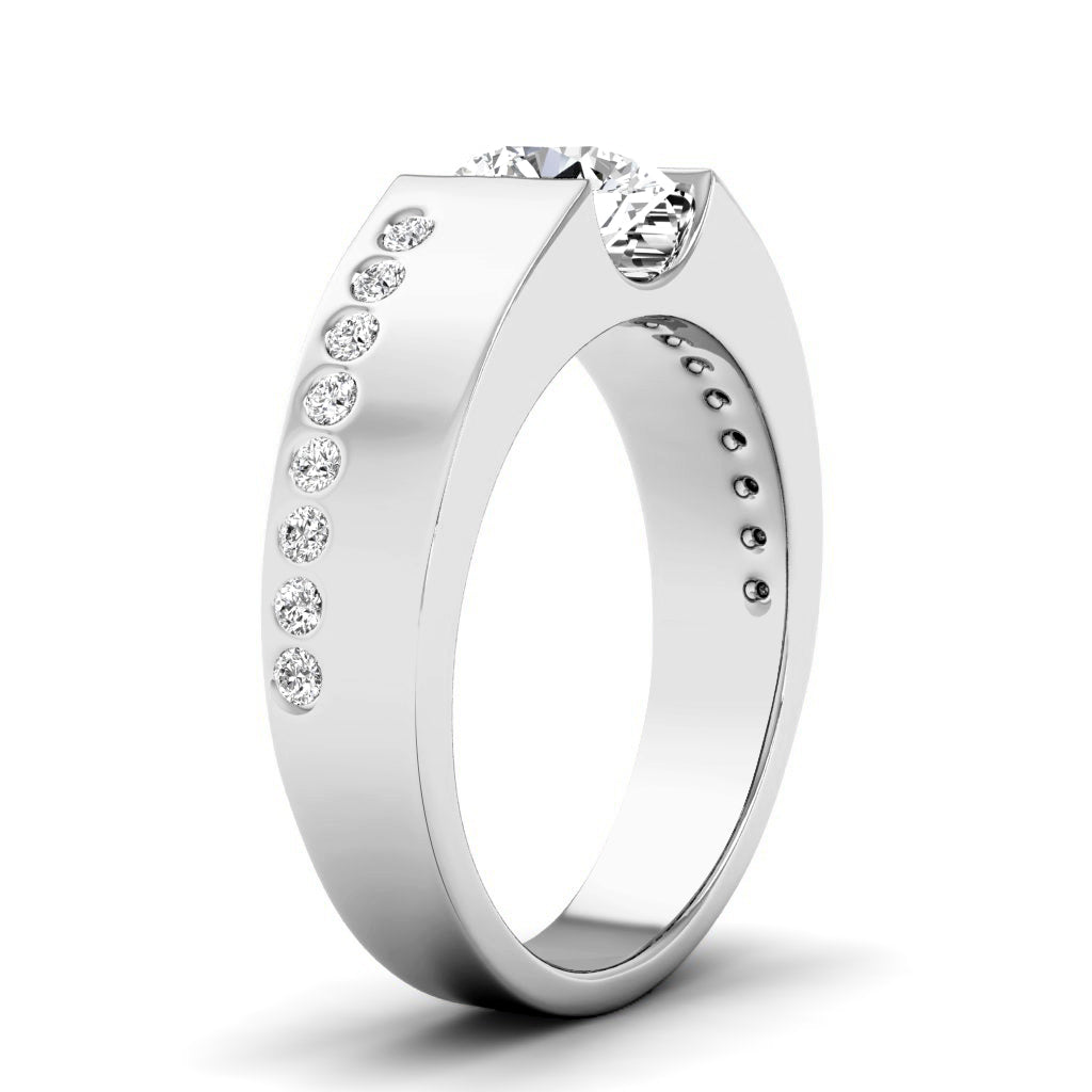 0.70-6.20 CT Round Cut Diamonds - Engagement Ring