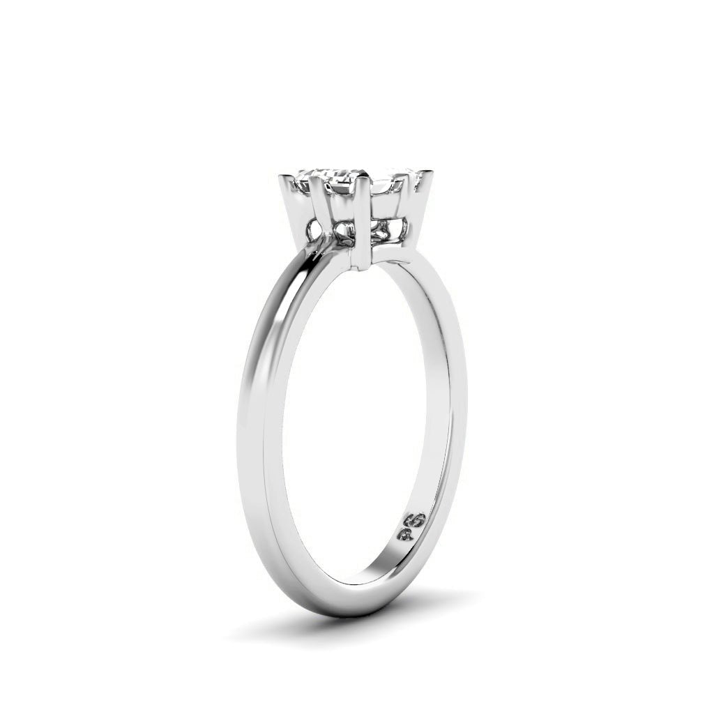 0.35-1.50 CT Radiant Cut Natural Diamonds - Solitaire Rings
