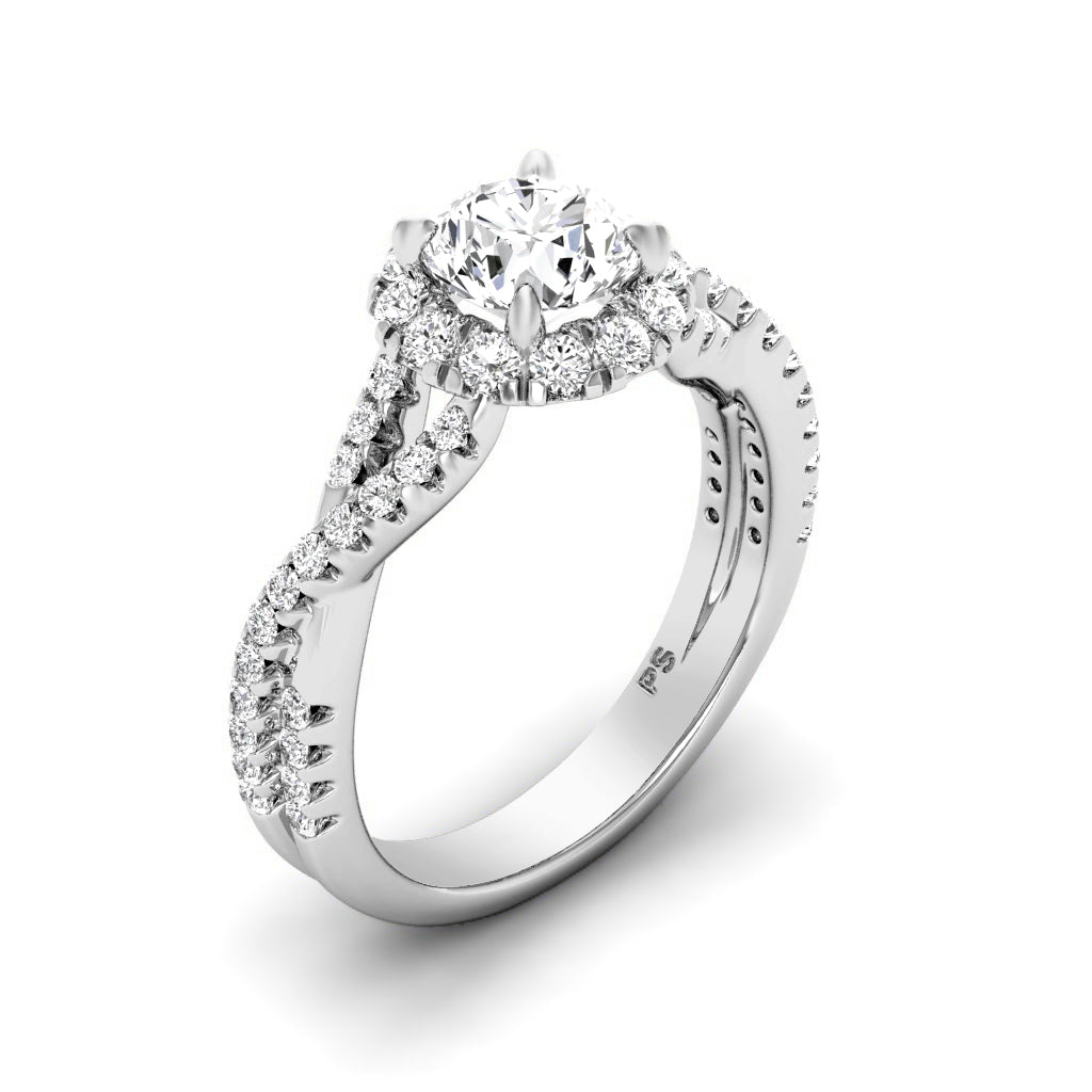 0.80-1.95 CT Round Cut Natural Diamonds - Engagement Ring