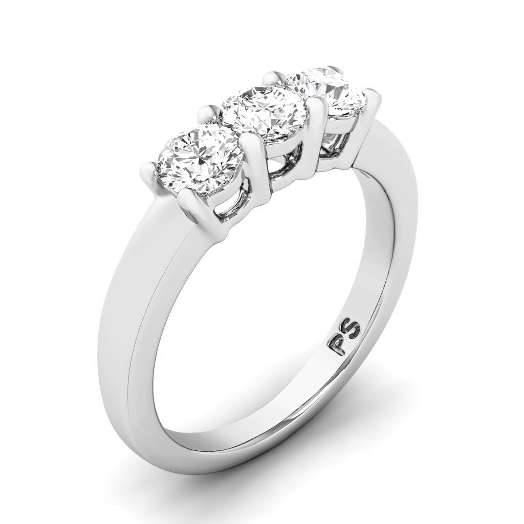 0.60 CT Round Cut Natural Diamonds - Wedding Band - Primestyle.com
