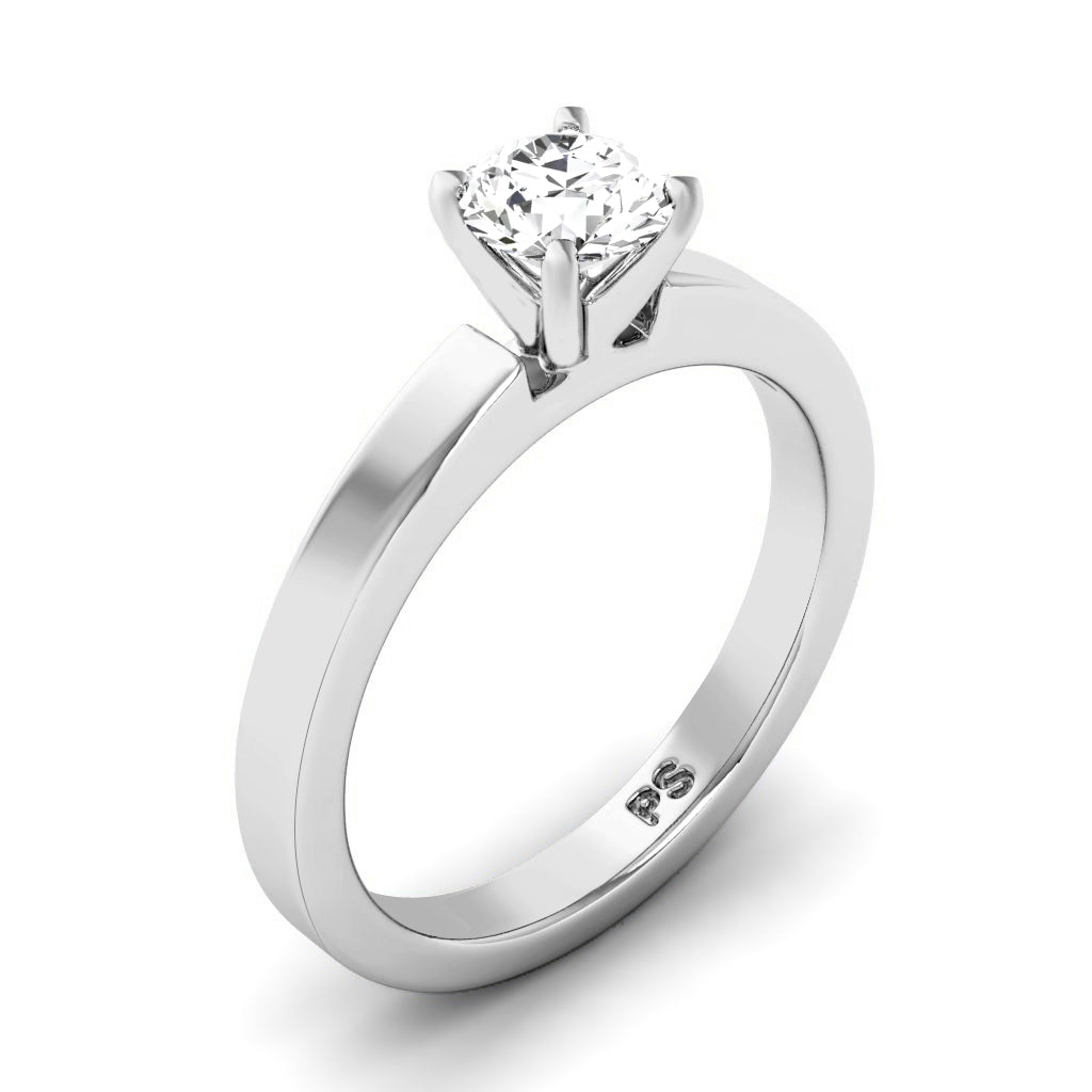 0.35-1.50 CT Round Cut Natural Diamonds - Solitaire Rings