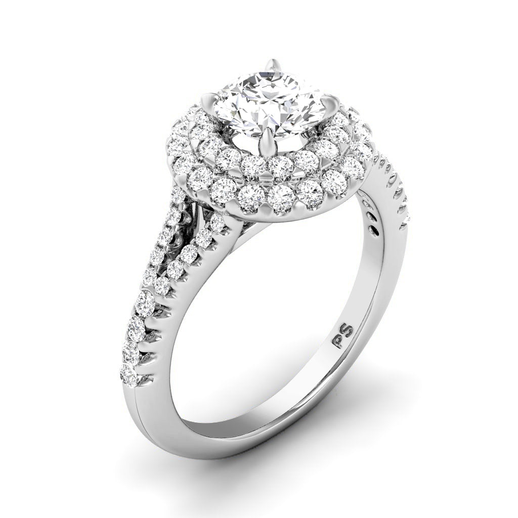 0.84-1.99 CT Round Cut Diamonds - Engagement Ring