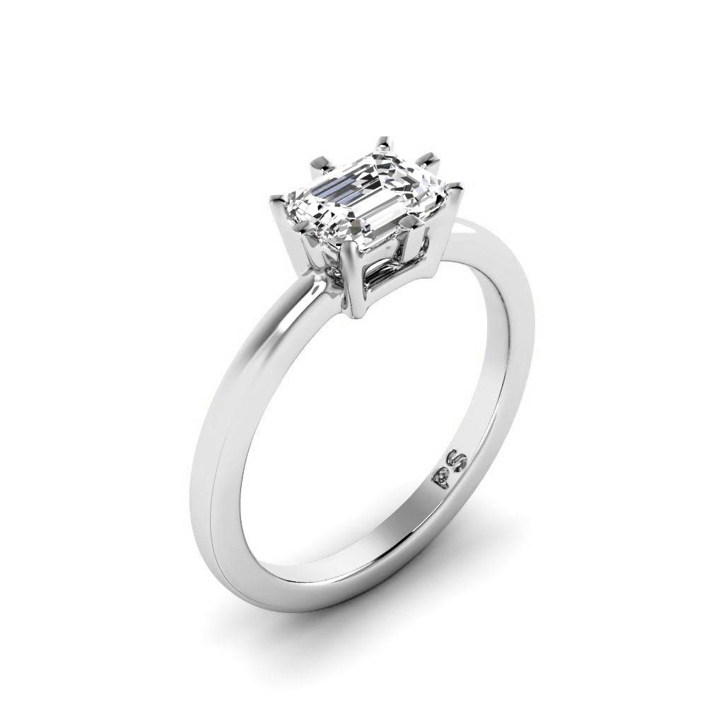 0.35-1.50 CT Radiant Cut Diamonds - Solitaire Ring