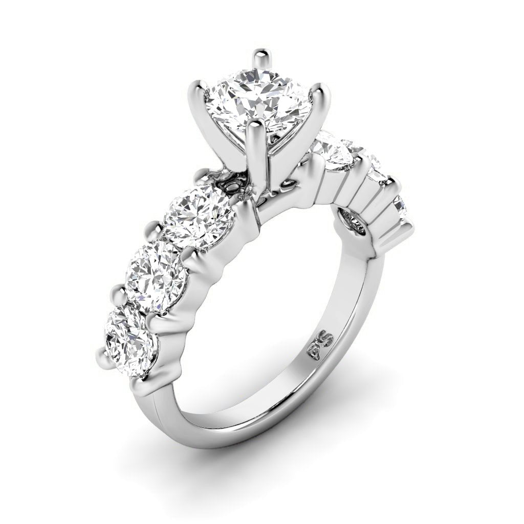1.85-3.00 CT Round Cut Natural Diamonds - Engagement Ring