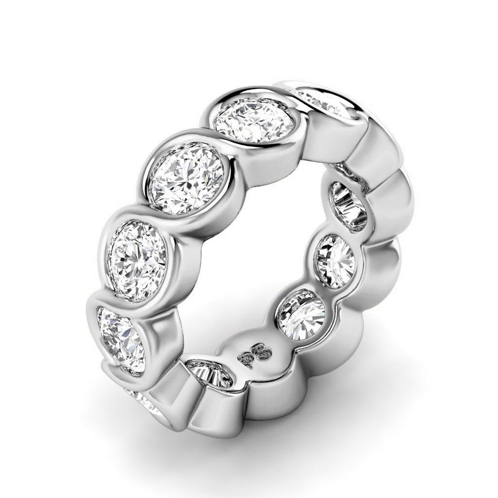 1.50-5.00 CT Round Cut Natural Diamonds - Eternity Rings
