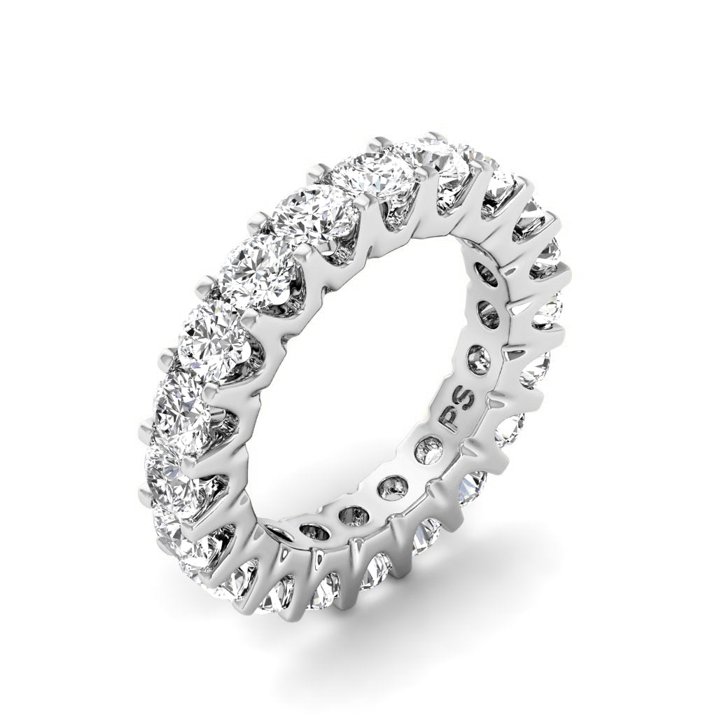 2.00-6.00 CT Round Cut Diamonds - Eternity Ring