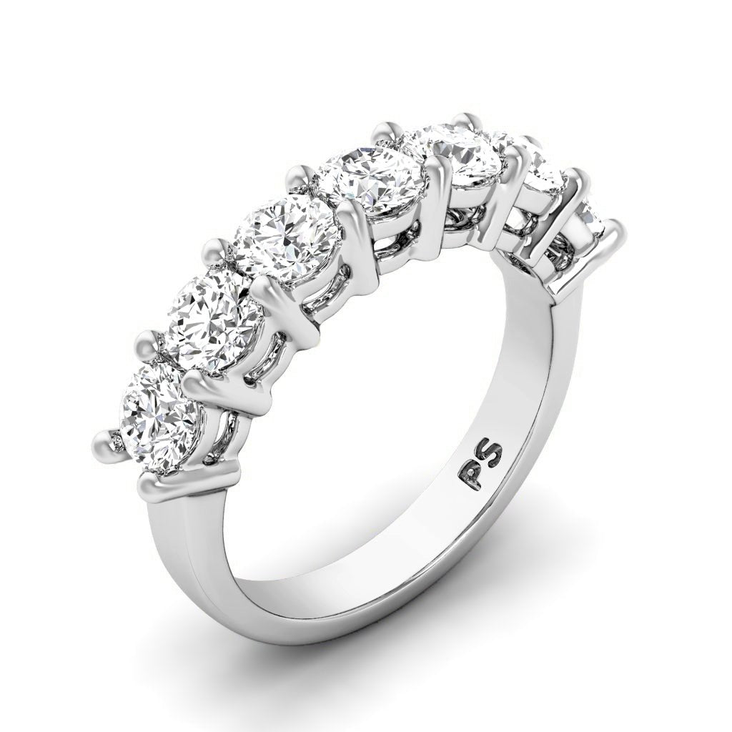 Exquisite 2.00 CT Round Cut Diamonds - Wedding Ring in 14KT White Gold - Primestyle.com