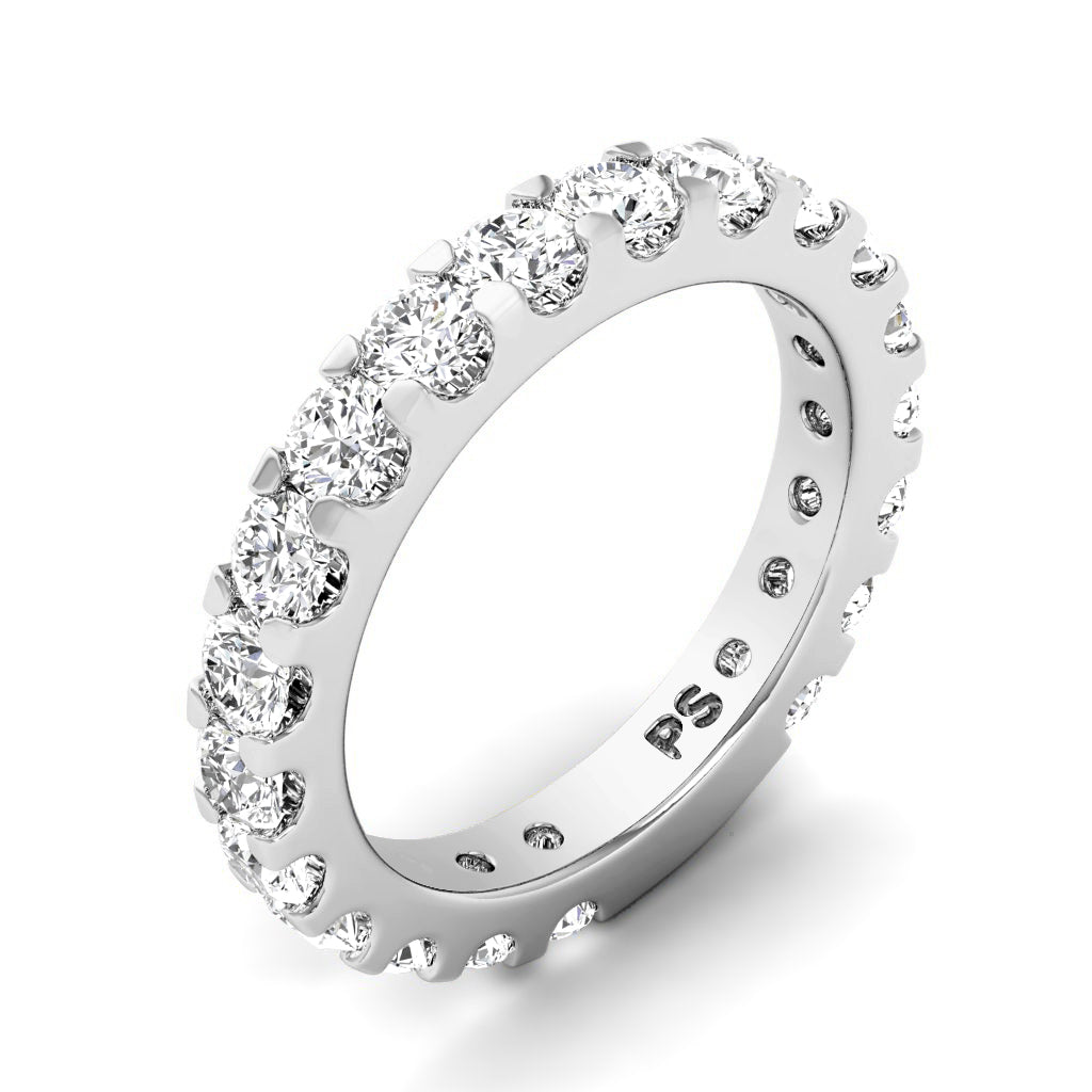 2.80 CT Round Cut Diamonds - Wedding Band