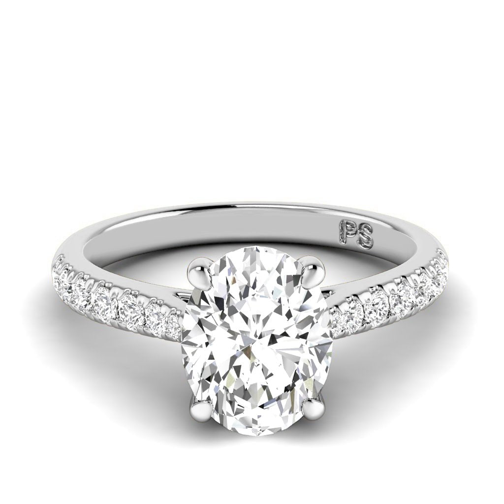 0.85 - 6.35 CT Oval & Round Cut Diamonds - Engagement Ring - Primestyle.com