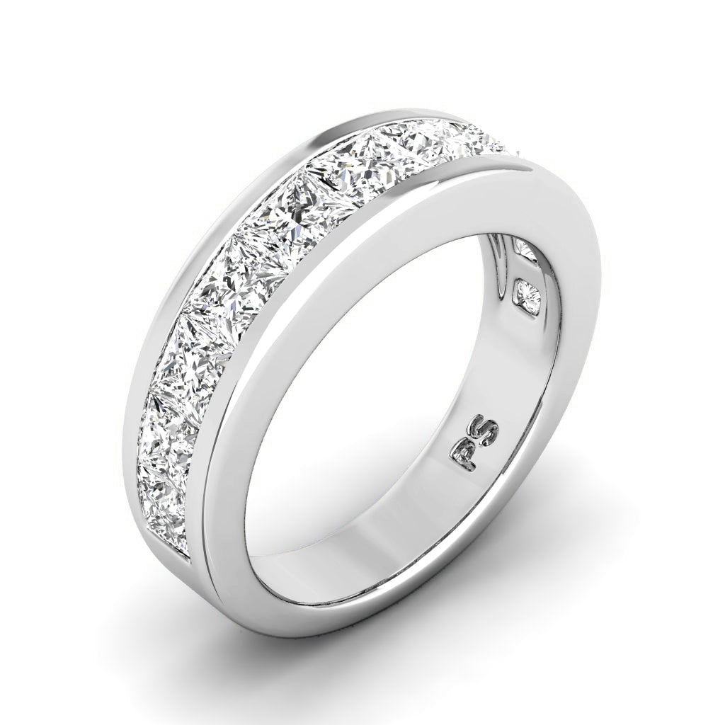 2.60 CT Princess Cut Diamonds - Wedding Band