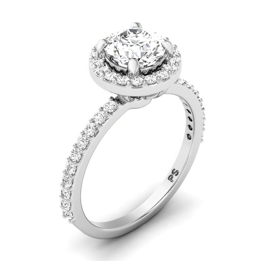 0.75 - 1.90 CT Round Cut Natural Diamonds - Engagement Ring - Primestyle.com