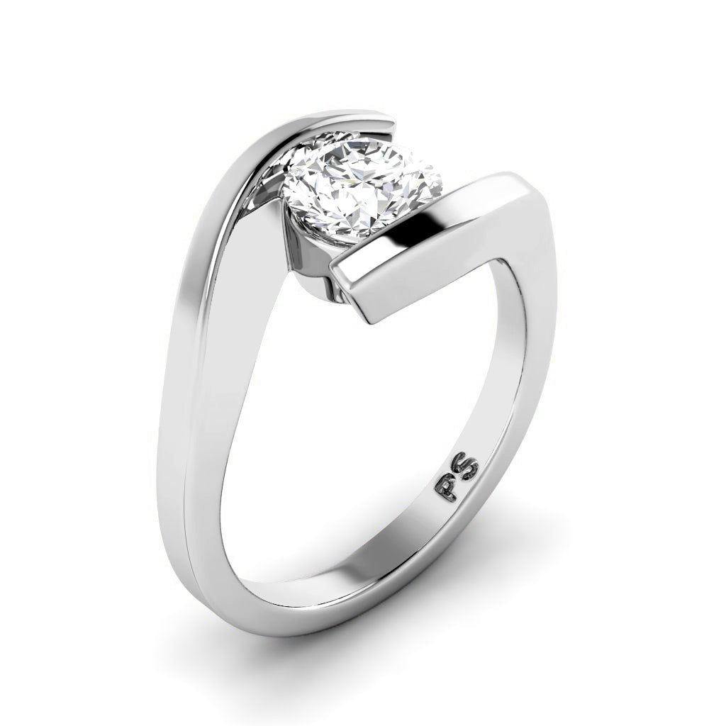 0.50 - 3.00 CT Round Cut Lab Grown Diamonds - Solitaire Ring - Primestyle.com