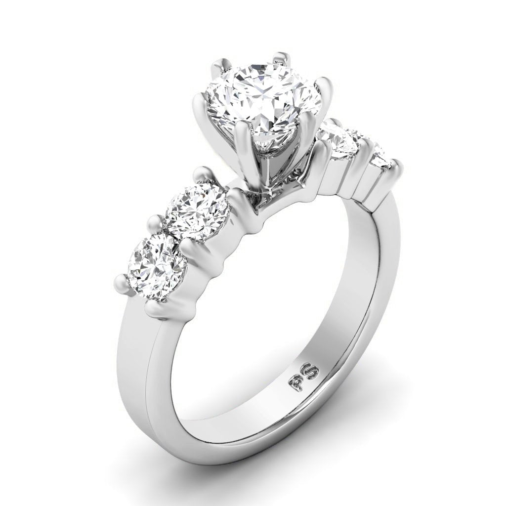 0.95 - 2.10 CT Round Cut Natural Diamonds - Engagement Ring - Primestyle.com