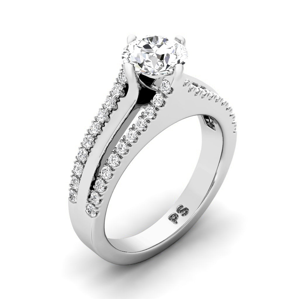 0.80-1.95 CT Round Cut Diamonds - Engagement Ring