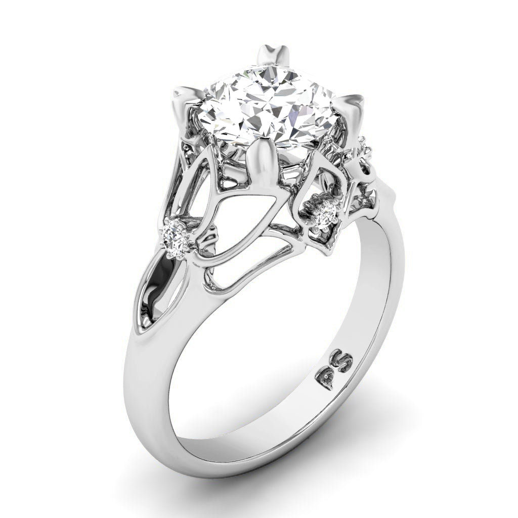 0.57-3.07 CT Round Cut Lab Grown Diamonds - Engagement Ring