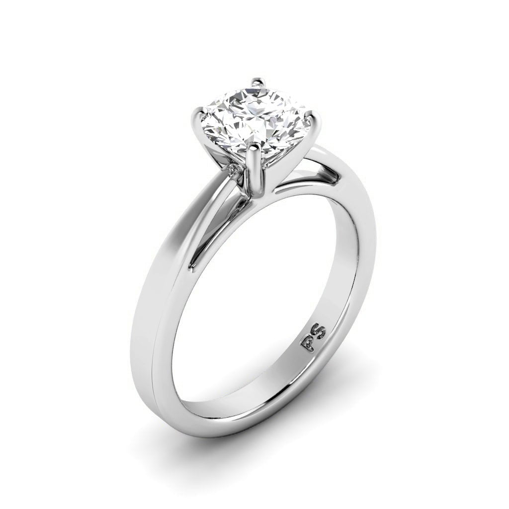 0.50-6.00 CT Round Cut Diamonds - Solitaire Rings