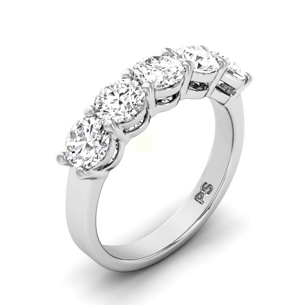 2.00 CT Round Cut Diamonds - Wedding Band