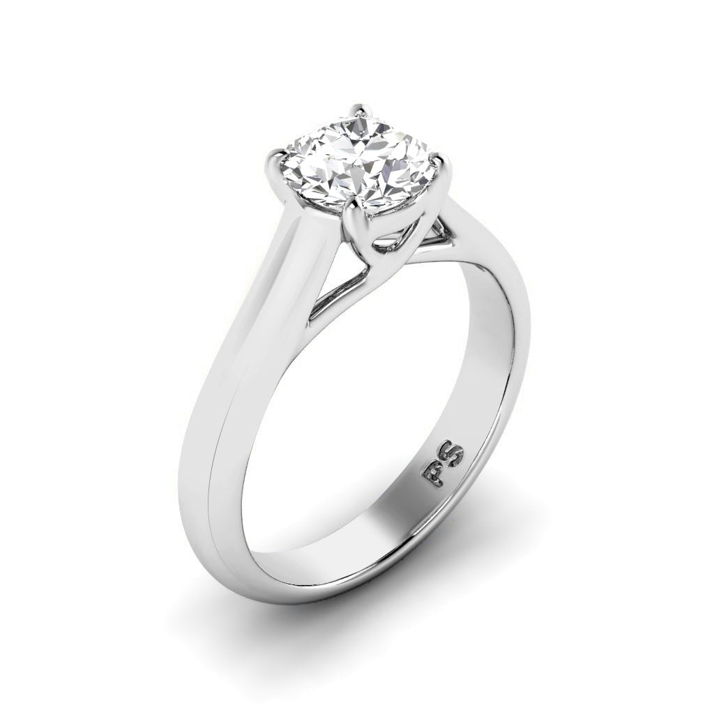 0.50 - 3.00 CT Round Cut Lab Grown Diamonds - Solitaire Ring - Primestyle.com