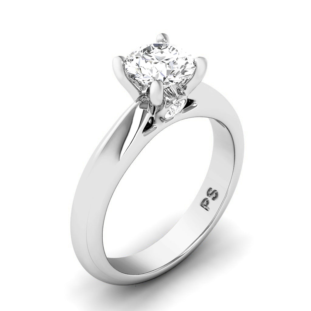 0.60-3.10 CT Round Cut Lab Grown Diamonds - Engagement Ring