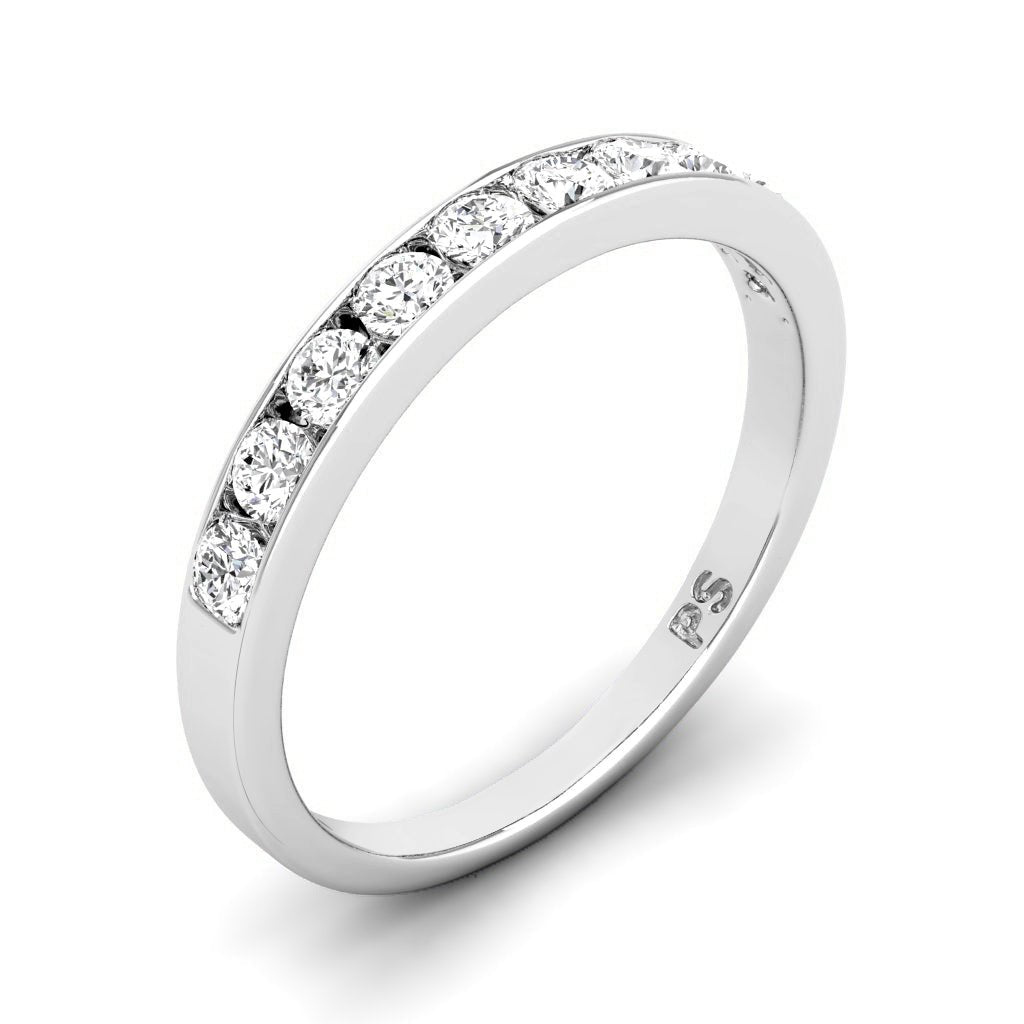 0.25 CT Round Cut Lab Grown Diamonds - Wedding Band - Primestyle.com