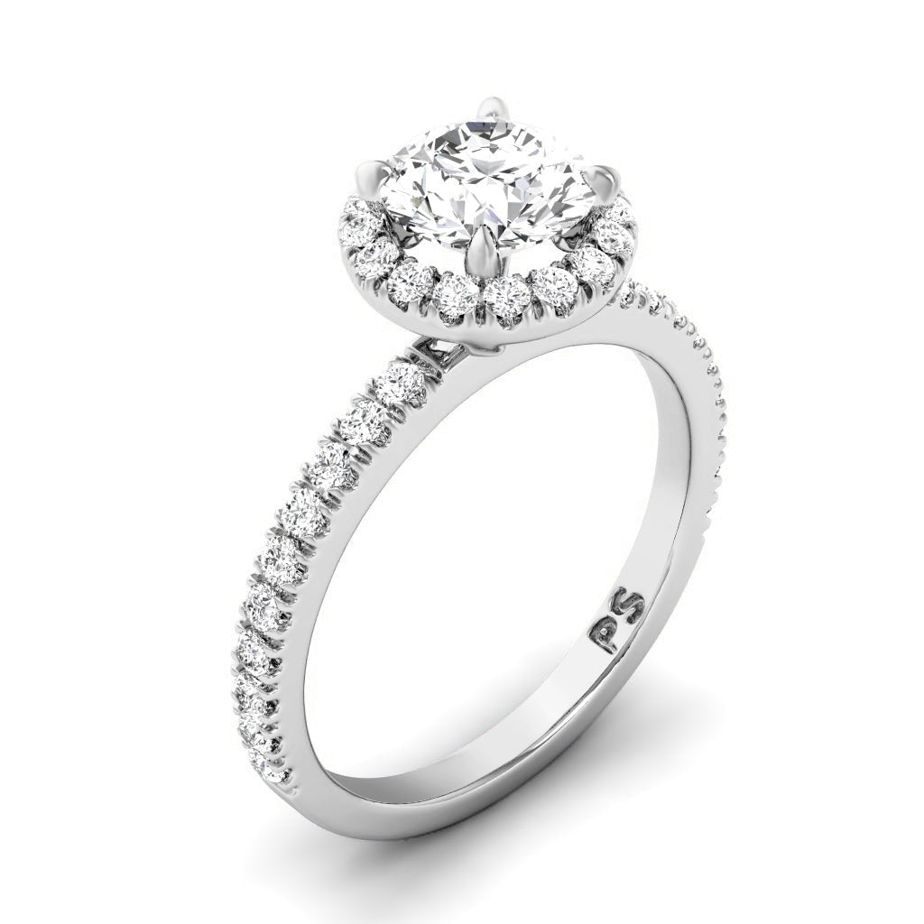 0.90 - 6.40 CT Round Cut Diamonds - Engagement Ring - Primestyle.com