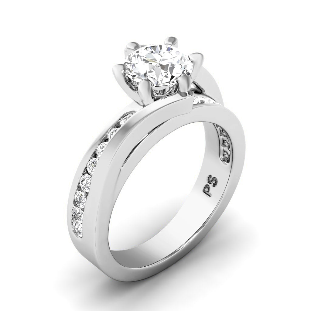 0.70-1.85 CT Round Cut Diamonds - Engagement Ring