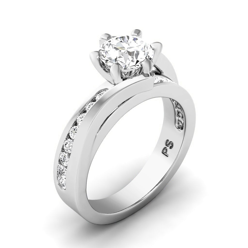 0.70 - 1.85 CT Round Cut Natural Diamonds - Engagement Ring - Primestyle.com