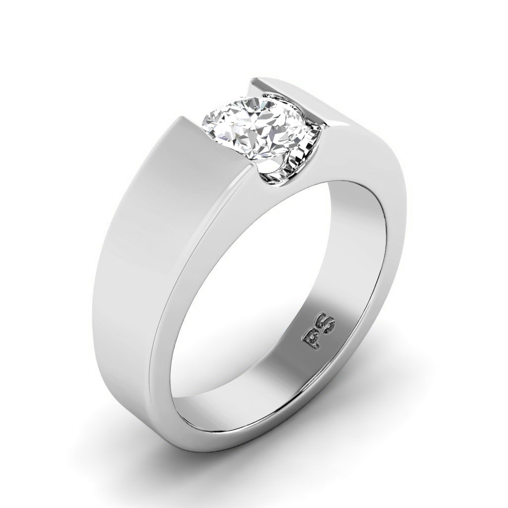 0.35-1.50 CT Round Cut Diamonds - Solitaire Ring