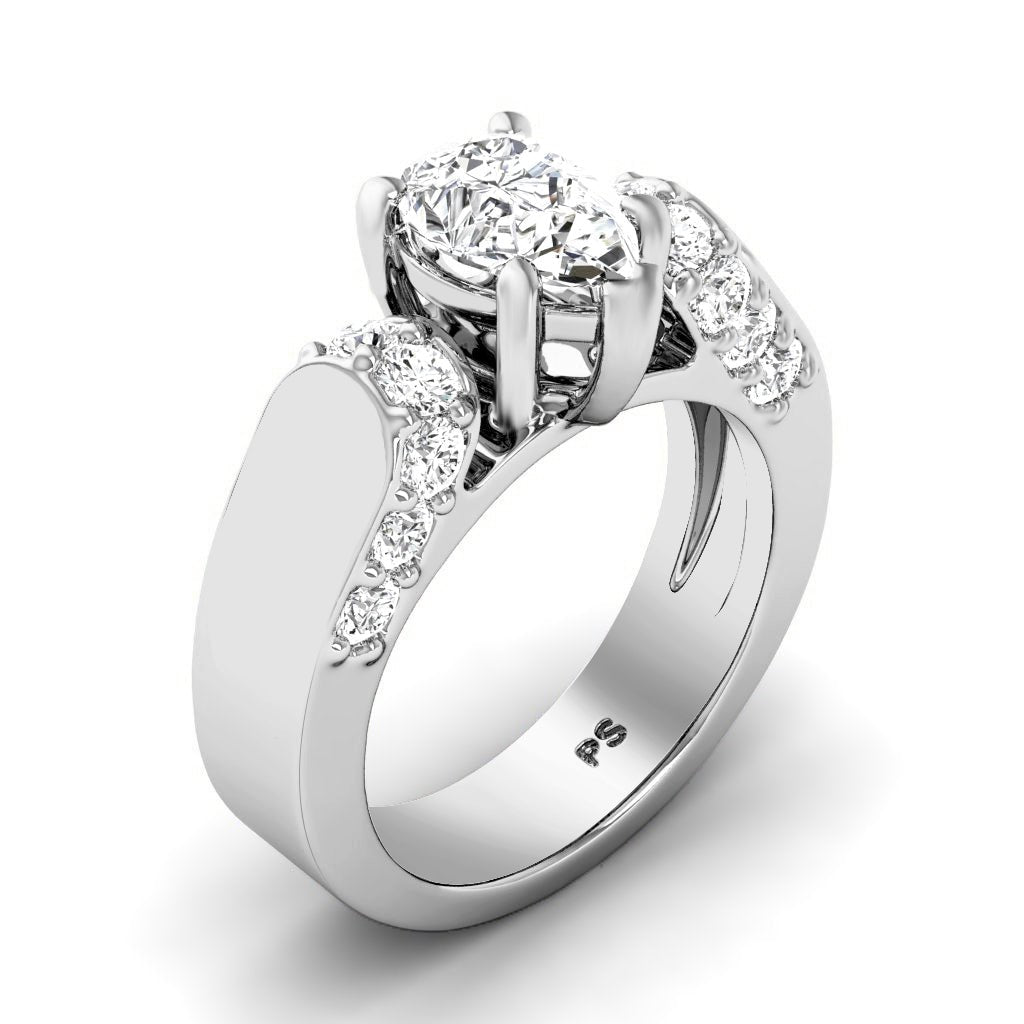 1.00-2.15 CT Round Cut Natural Diamonds - Engagement Ring