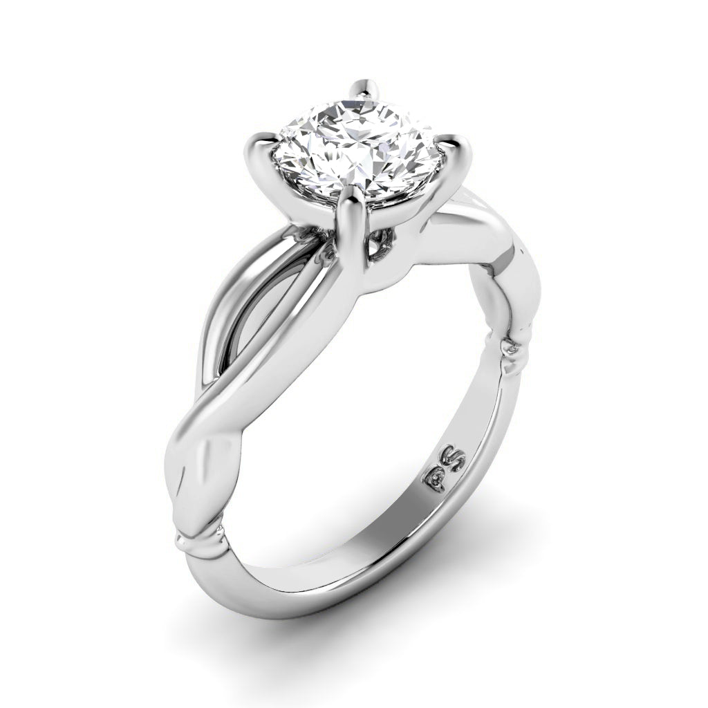 0.35-1.50 CT Round Cut Natural Diamonds - Solitaire Rings