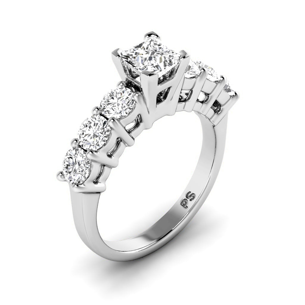 1.95-3.10 CT Round Cut Natural Diamonds - Engagement Ring