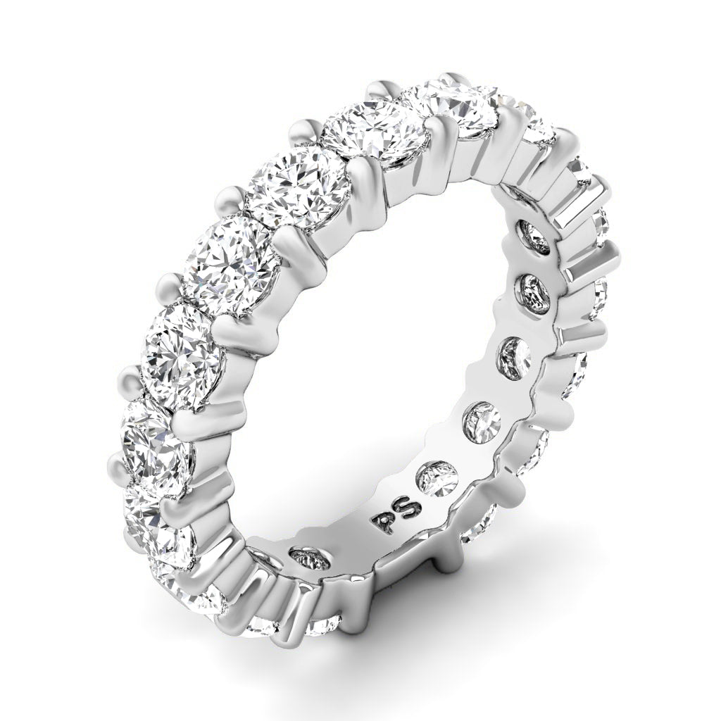 2.90 CT Round Cut Natural Diamonds - Wedding Band
