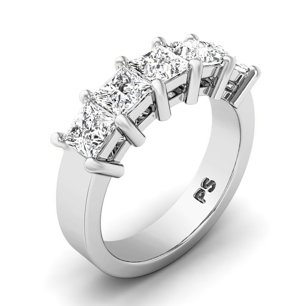 1.70 CT Princess Cut Natural Diamonds - Wedding Band - Primestyle.com