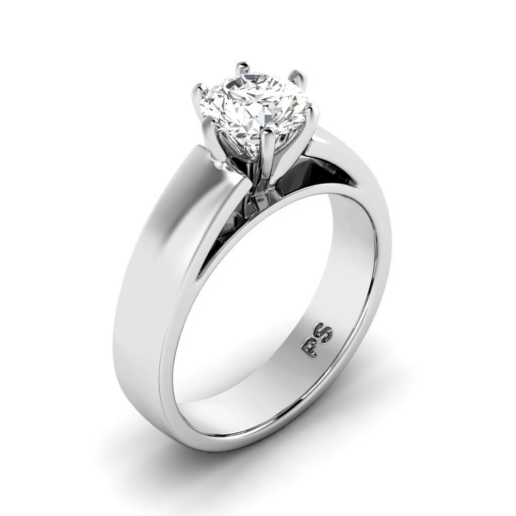 0.50 - 3.00 CT Round Cut Lab Grown Diamonds - Solitaire Ring - Primestyle.com