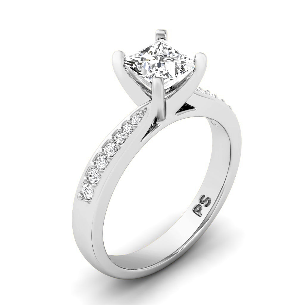 0.50-1.65 CT Round &amp; Princess Cut Diamonds - Engagement Ring