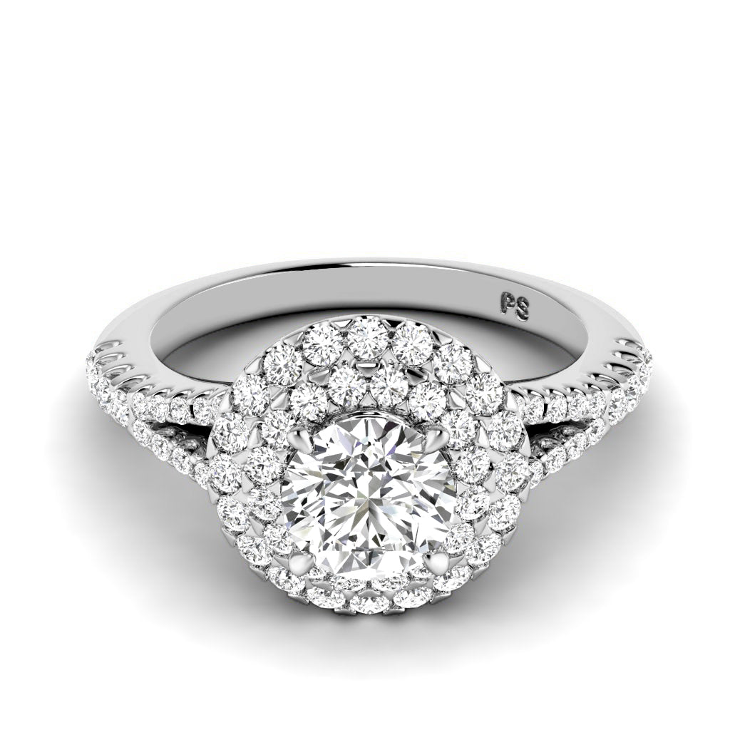 0.84-1.99 CT Round Cut Diamonds - Engagement Ring