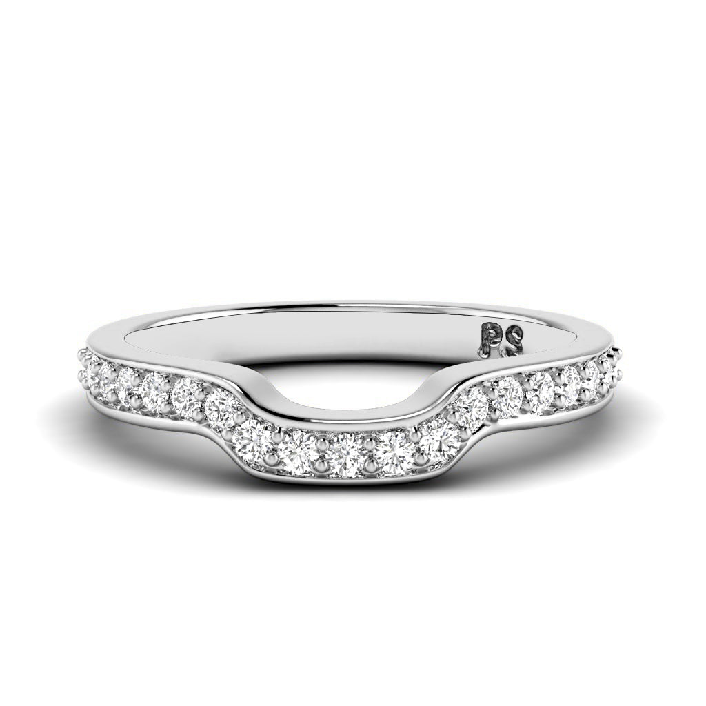 0.25 CT Round Cut Lab Grown Diamonds - Wedding Band