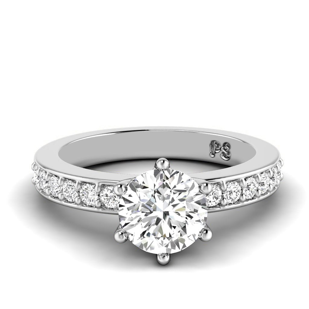 0.75 - 6.25 CT Round Cut Diamonds - Engagement Ring - Primestyle.com