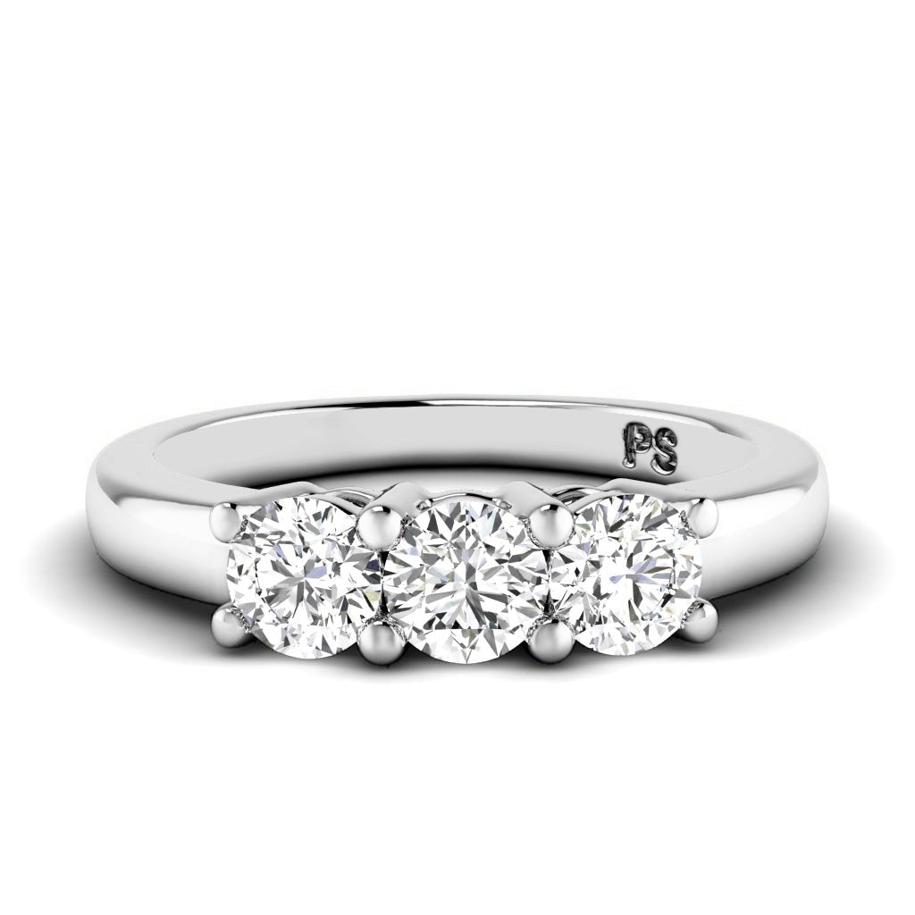 0.60 CT Round Cut Diamonds - Wedding Band