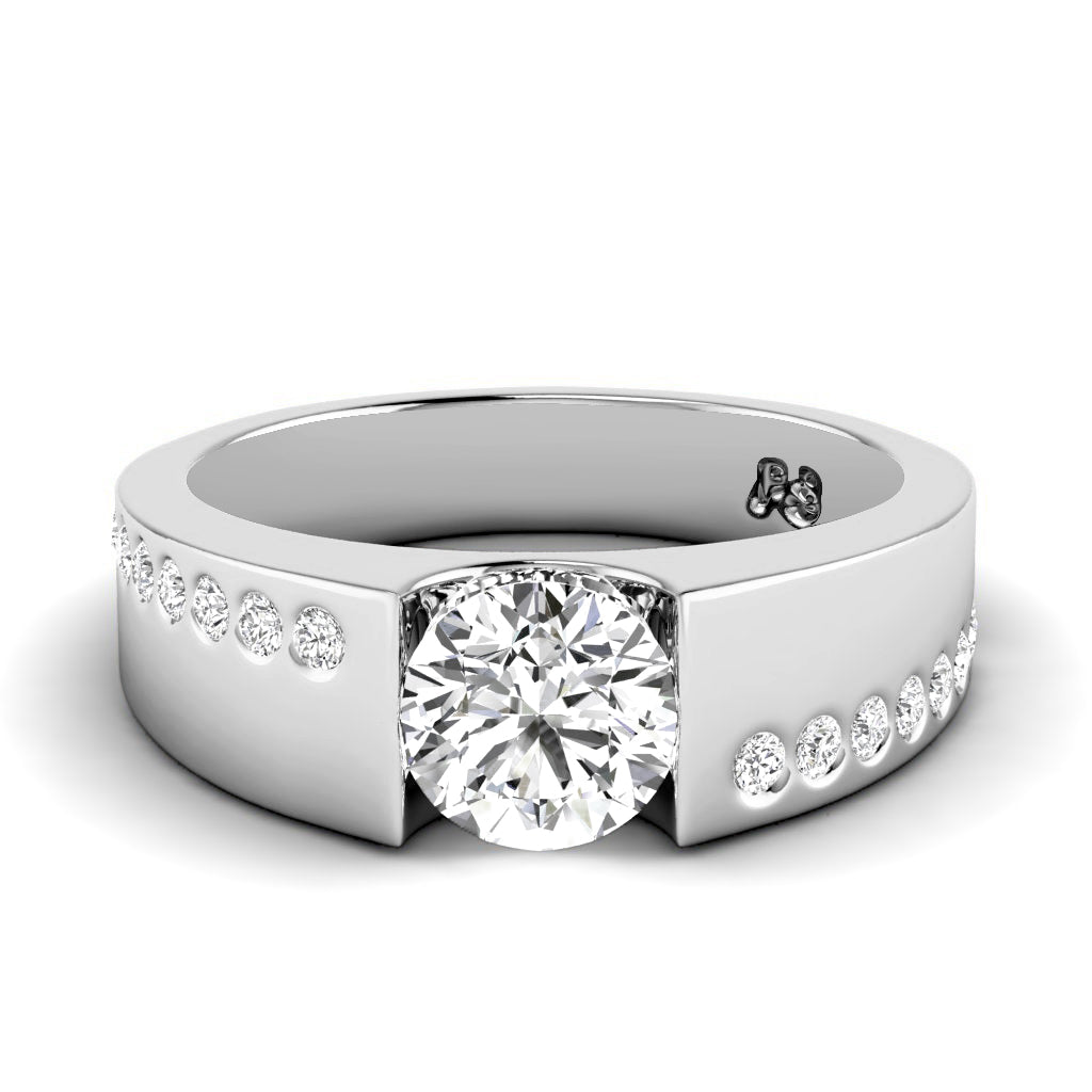 0.70-6.20 CT Round Cut Diamonds - Engagement Ring