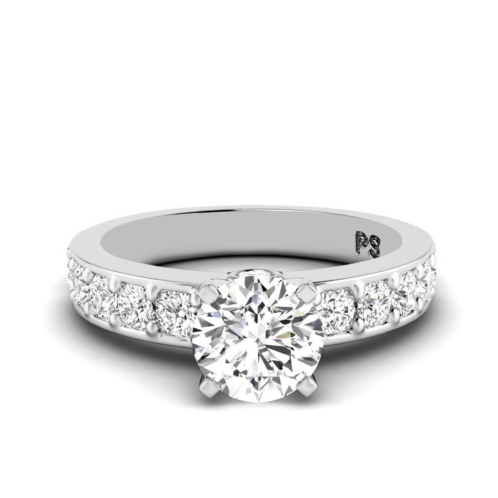 1.15 - 2.30 CT Round Cut Natural Diamonds - Engagement Ring - Primestyle.com