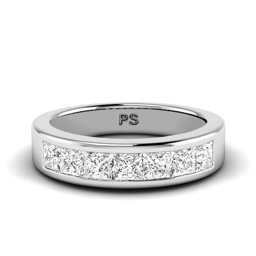 1.20 CT Princess Cut Diamonds - Wedding Band