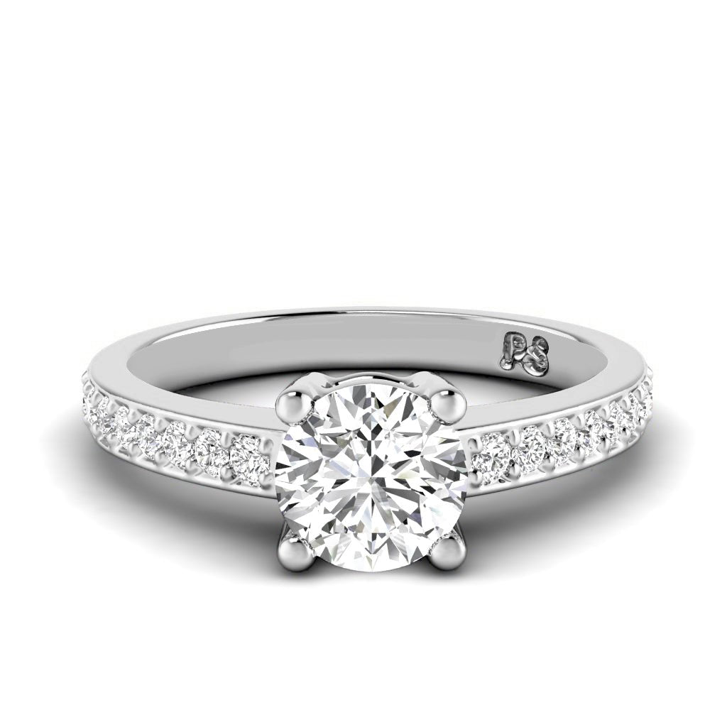 0.60 - 1.75 CT Round Cut Natural Diamonds - Engagement Ring - Primestyle.com