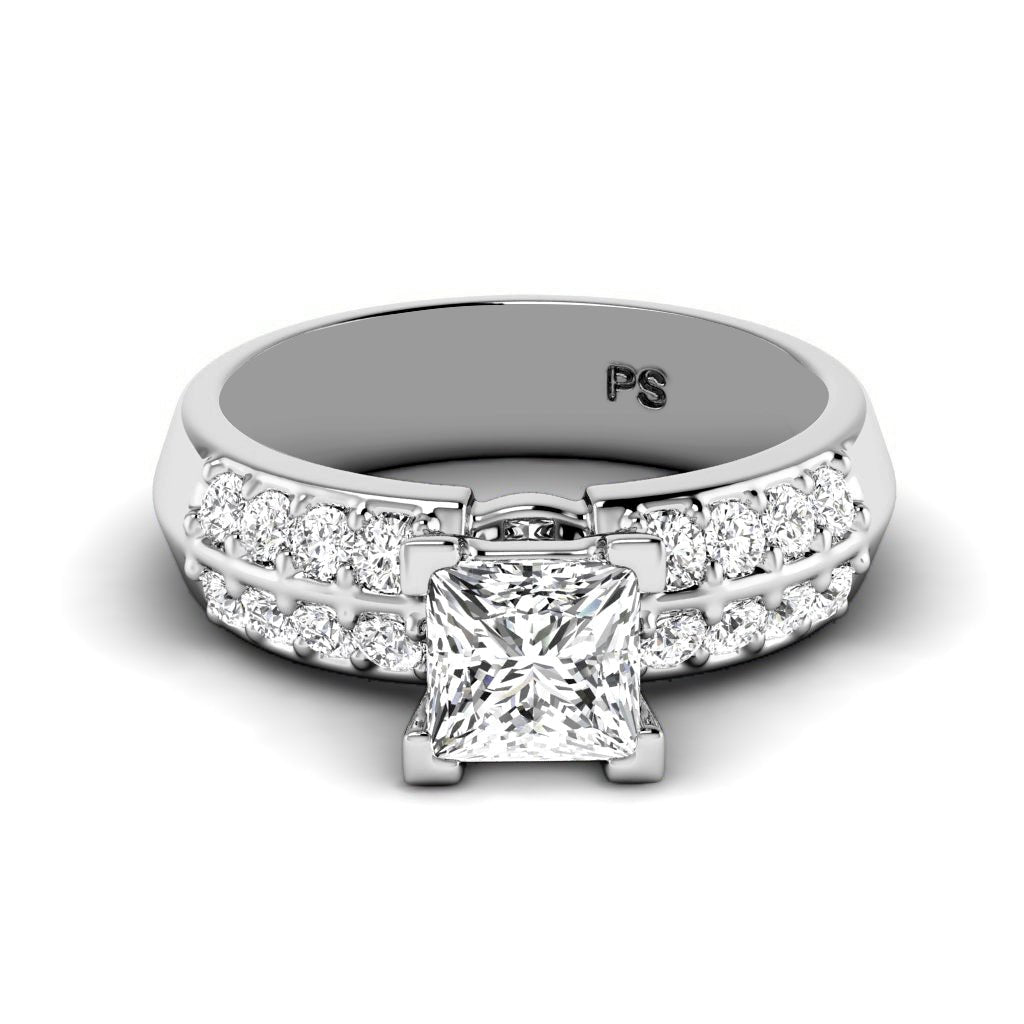 0.85-6.35 CT Round Cut Lab Grown Diamonds - Engagement Ring