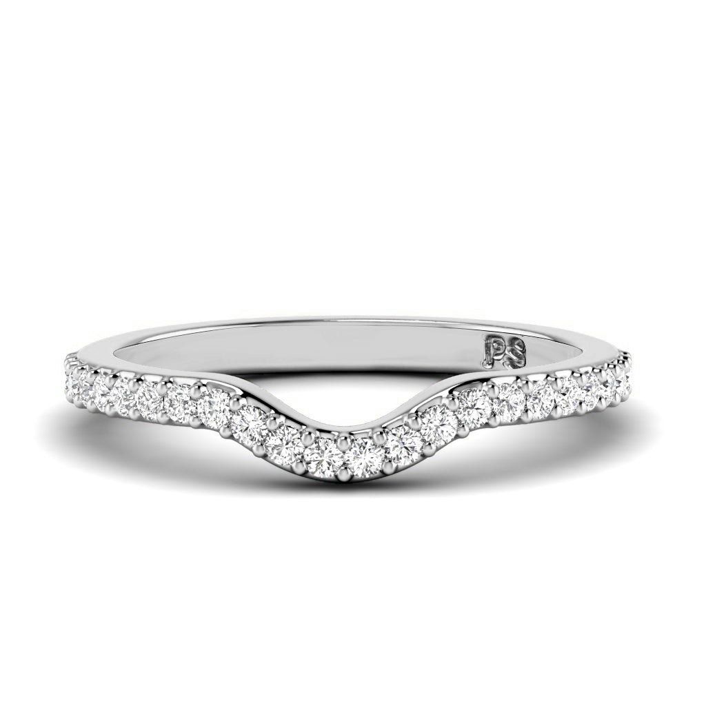 0.25 CT Round Cut Diamonds - Wedding Band